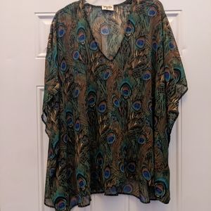 Show Me Your Mumu peacock tunic
